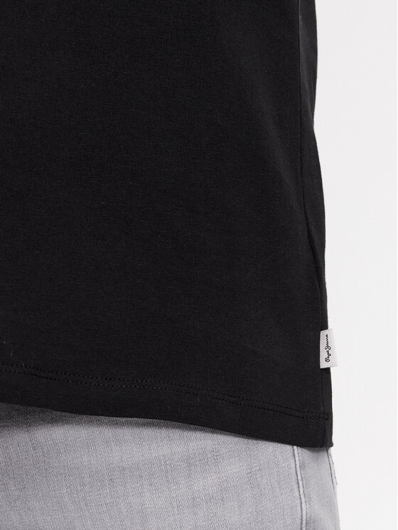 Pepe Jeans Pepe Jeans T-Shirt Clement PM509220 Schwarz Regular Fit