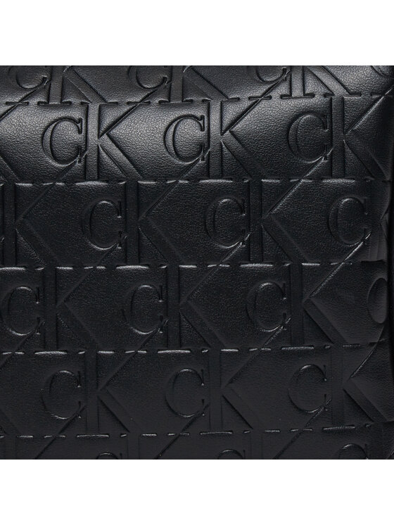 Calvin Klein Calvin Klein Kosmetický kufřík Logo Print Washbag K50K511439 Černá