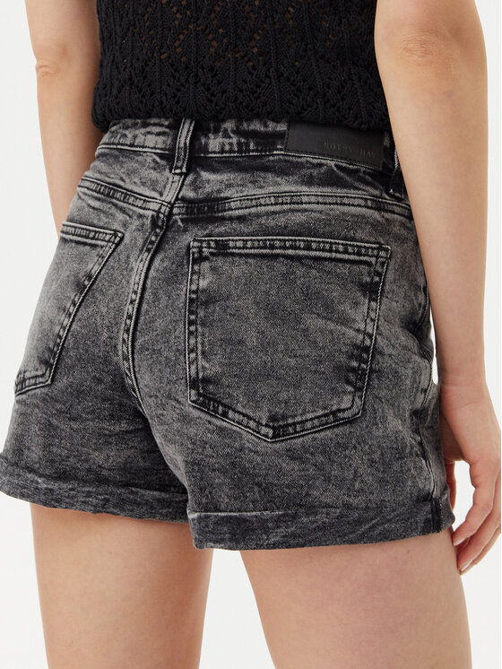 Noisy May Noisy May Džinsiniai šortai Moni 27033697 Pilka Slim Fit