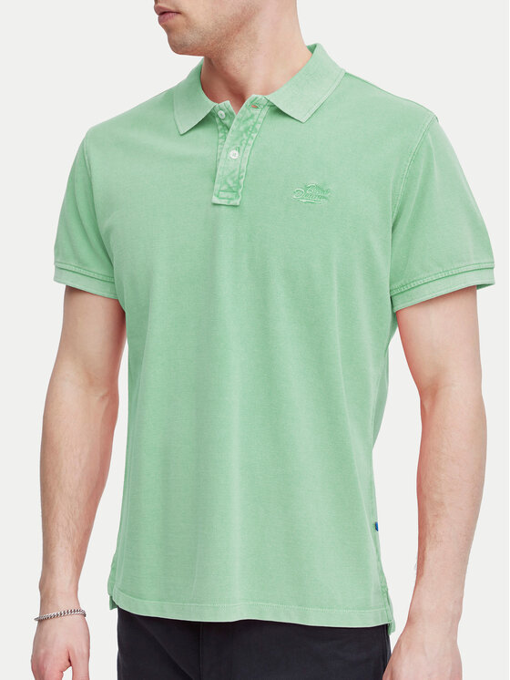 Blend Blend Polokošeľa 20716907 Zelená Regular Fit