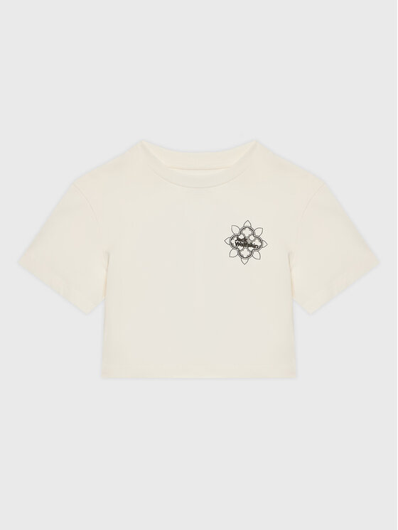 Jack Wolfskin Jack Wolfskin T-Shirt Teen Mosaic 1609841 Λευκό Regular Fit