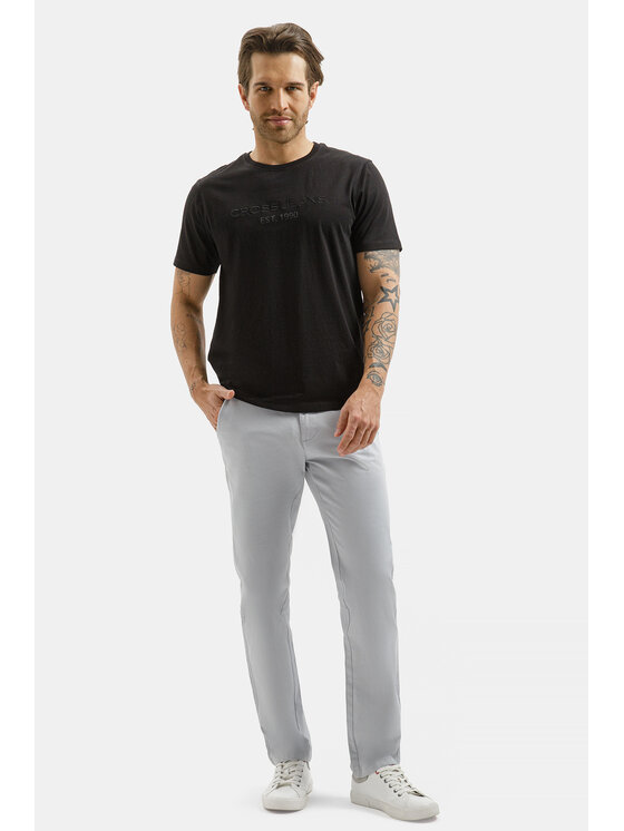 Cross Jeans Cross Jeans T-Shirt 16119-020 Czarny Regular Fit
