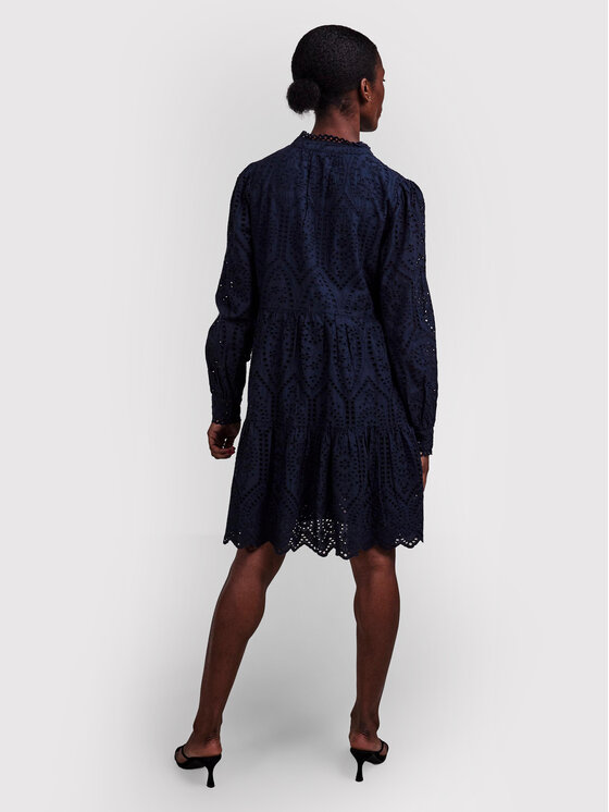 YAS YAS Vestito da giorno Holi 26027162 Blu scuro Relaxed Fit