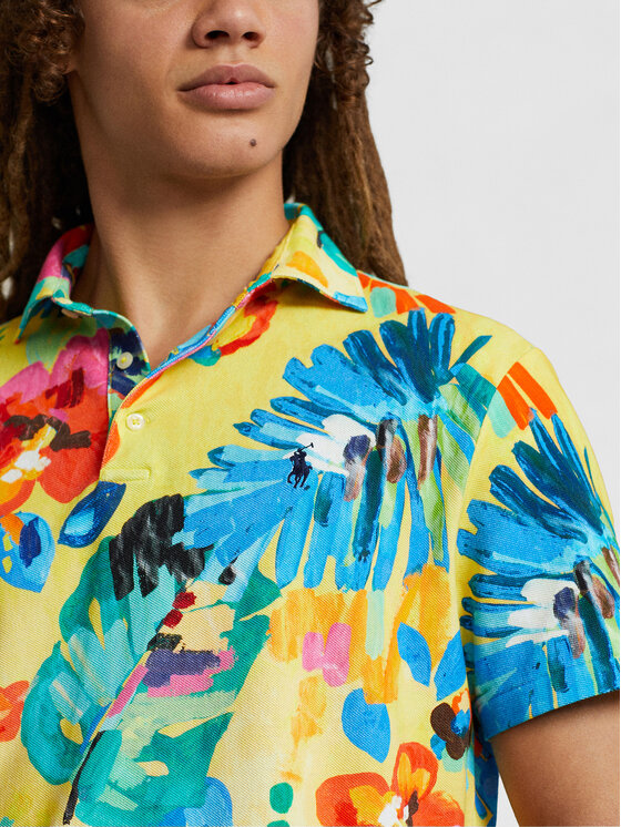Polo Ralph Lauren Polo Ralph Lauren Polo särk 710935223001 Kollane Regular Fit