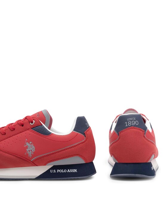 U.S. Polo Assn. U.S. Polo Assn. Sneakersy NOBIL003M/CHY4 Czerwony