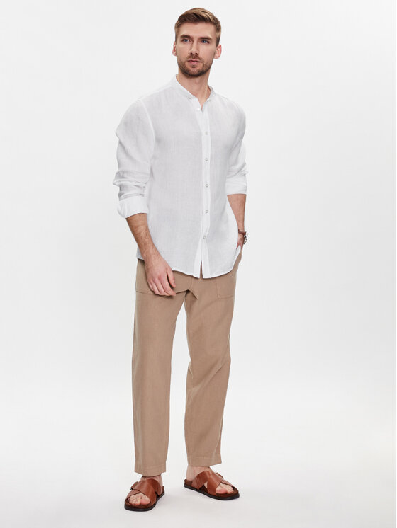 Boss Hemd 50489339 Weiß Regular Fit | Modivo.de