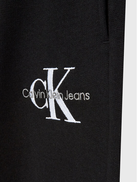 Calvin Klein Jeans Jogginghose Monogram Off Placed Ig0ig01607 Schwarz