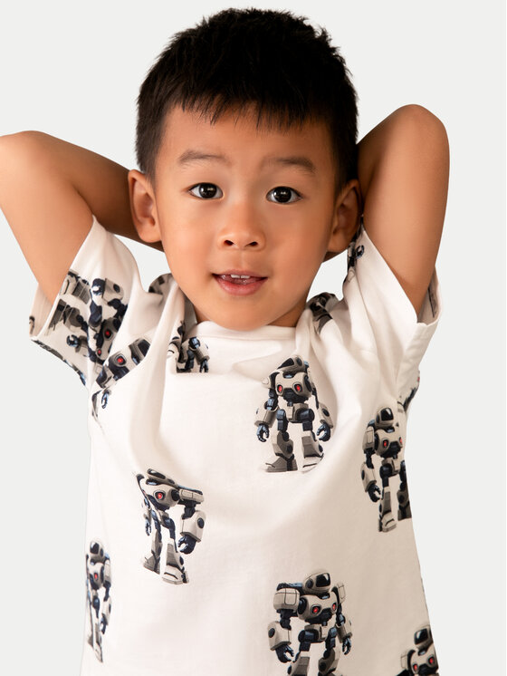 Mayoral Mayoral T-särk 3068 Valge Regular Fit