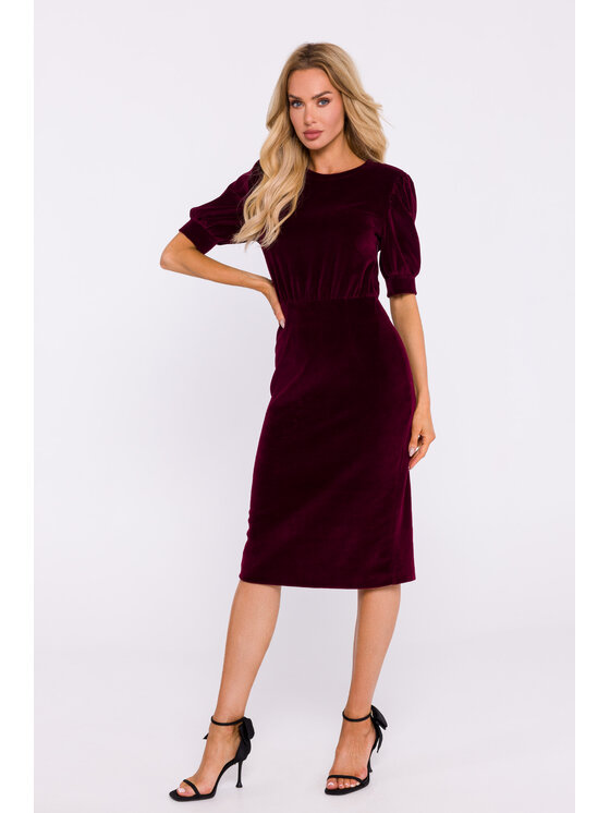 Made of Emotion Made of Emotion Abito da sera M827 Bordeaux Premium Fit