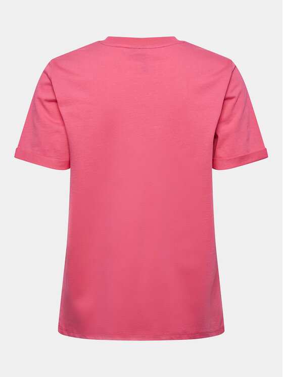 Pieces Pieces Тишърт Ria 17086970 Розов Regular Fit
