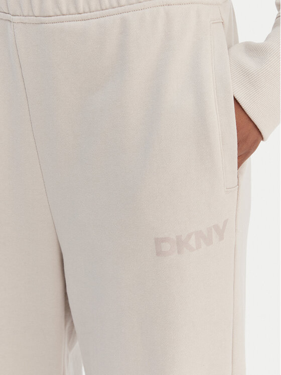 DKNY Sport DKNY Sport Spodnie dresowe DP6P3795 Beżowy Regular Fit