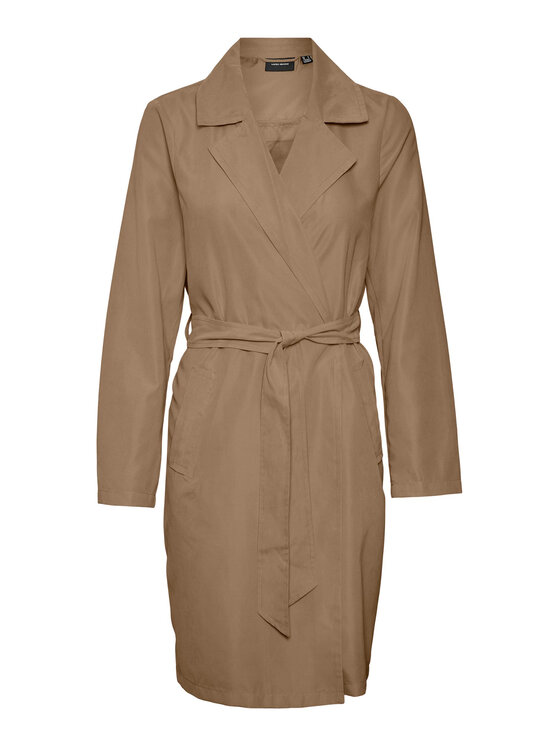 Vero Moda Vero Moda Тренч Billie Daisy 10281638 Кафяв Regular Fit