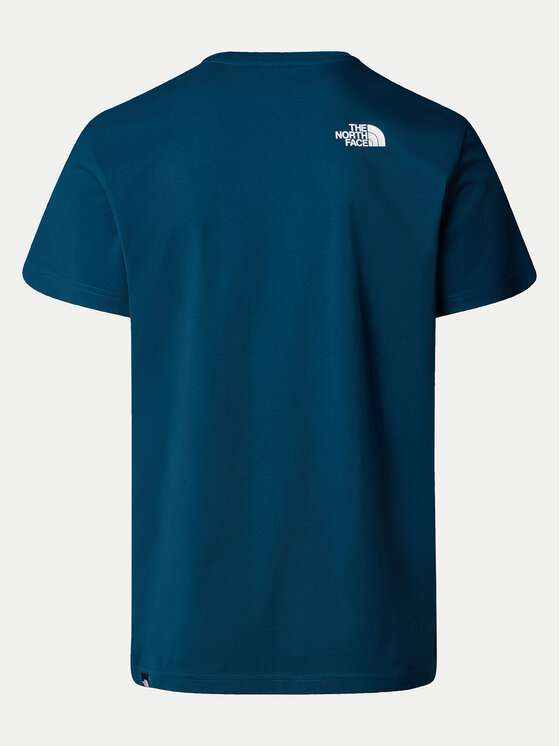 The North Face The North Face Póló Simple Dome NF0A87NG Sötétkék Regular Fit