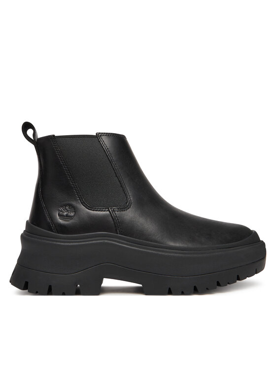 Timberland Timberland Kotníková obuv s elastickým prvkem Roxie lane Mid TB0A28XMW021 Černá