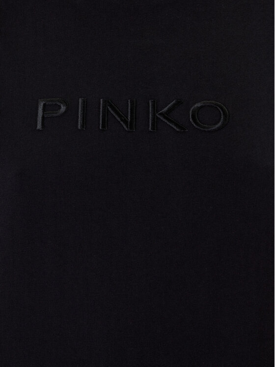 PINKO PINKO T-Shirt Start 101752 A2RD Czarny Regular Fit