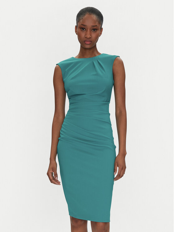 Rinascimento Rinascimento Rochie cocktail CFC0122548003 Turcoaz Regular Fit