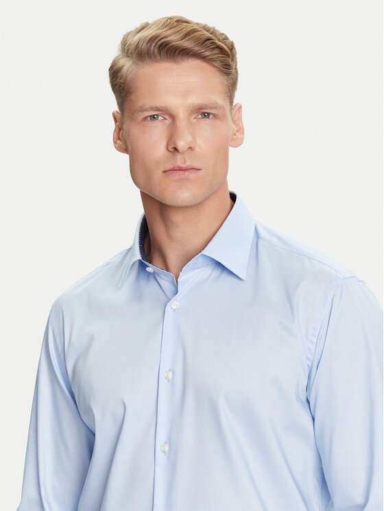 BOSS BOSS Košile H-Joe 50545145 Světle modrá Regular Fit