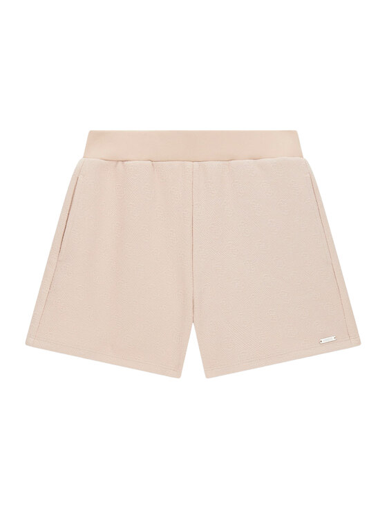 Guess Szorty sportowe J6GD18 KF520 Różowy jasny Regular Fit