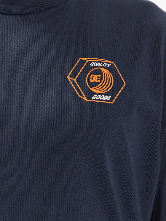 DC Shoes DC Shoes T-Shirt Quality Goods ADYZT05235 Granatowy Relaxed Fit