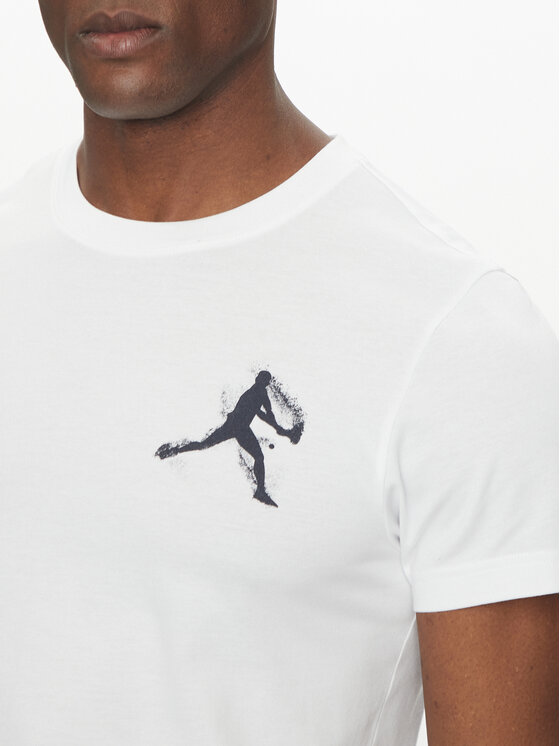 Lacoste Lacoste Completo t-shirt e cappellino TH1044 Bianco Regular Fit