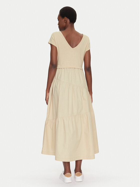 BOSS BOSS Vestito da giorno C_Enesi_2 50536742 Beige Regular Fit