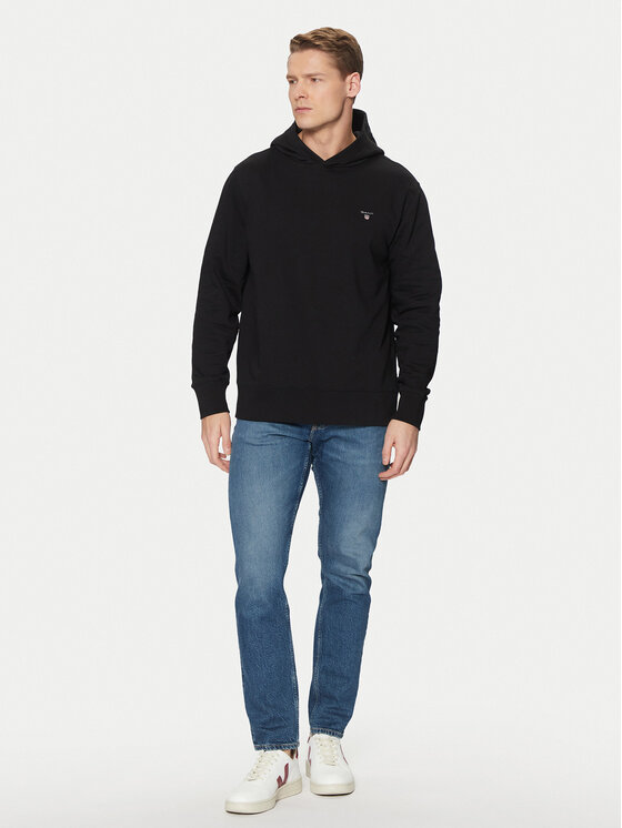 Gant Gant Μπλούζα Original Shield 2014016 Μαύρο Regular Fit