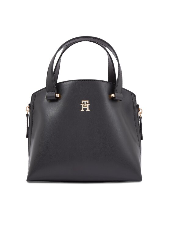 Tommy Hilfiger Handtasche Th Modern Mini Tote AW0AW15968 Schwarz