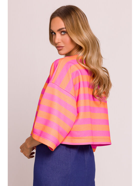 Made of Emotion Made of Emotion Felpa M844 Multicolore Baggy Fit