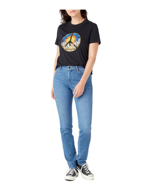 Wrangler Wrangler Jeansy W28LLG34M Niebieski Slim Fit