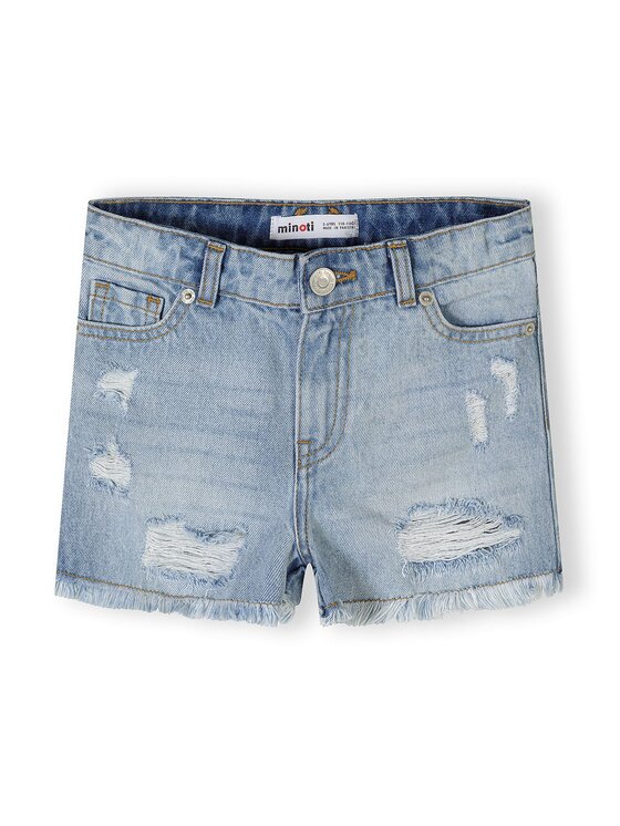 minoti minoti Szorty jeansowe 30SHORT150 Granatowy Regular Fit