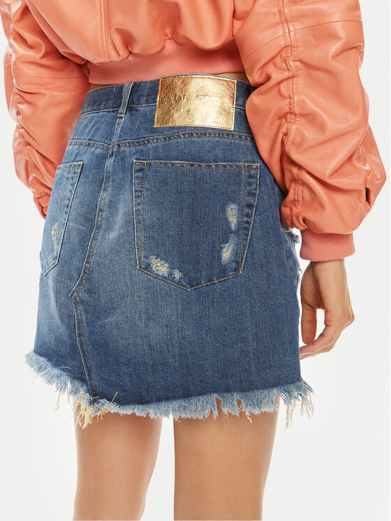 One Teaspoon One Teaspoon Gonna di jeans Junkyard 26276 Blu Regular Fit