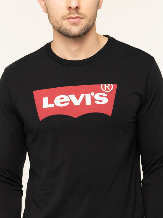 Levi's® Levi's® Longsleeve Graphic Tee 36015-0013 Schwarz Regular Fit