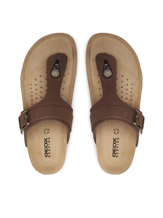 Geox Geox Šlepetės per pirštą D Brionia D35LSK00032C6009 Ruda