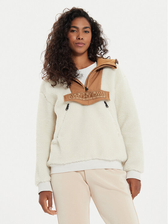 Napapijri Napapijri Fliis Seline NP0A4HYO Ekrüüvärv Relaxed Fit