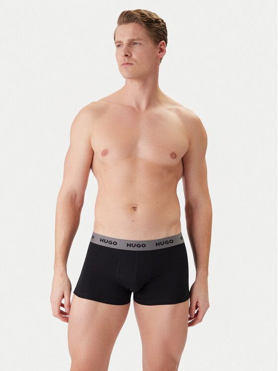 HUGO HUGO Set de boxeri﻿ Triplet Design 50532550 Negru