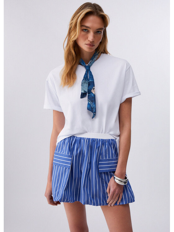 Liu Jo Liu Jo T-shirt UA6344J7821P9660 Bianco Regular Fit