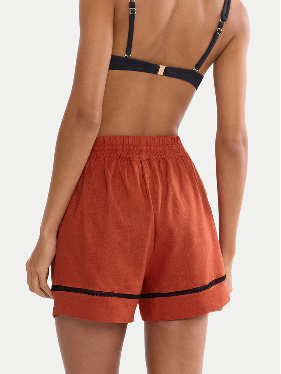 Triumph Triumph Szorty piżamowe Summer Wear 10227237 Pomarańczowy Regular Fit