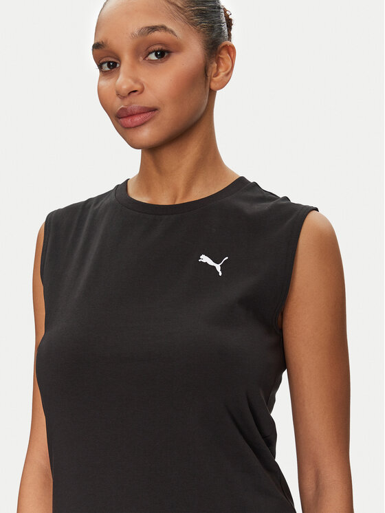 Puma Puma Повсякденна сукня Ess 685643 Чорний Slim Fit