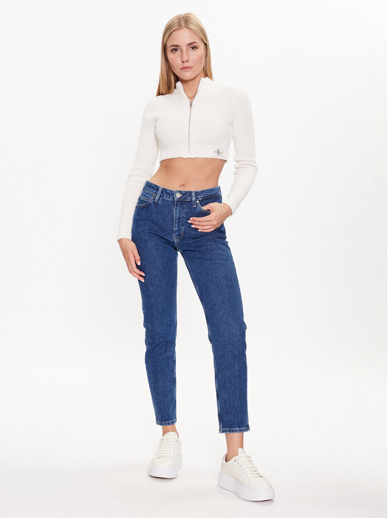 Calvin Klein Calvin Klein Jeans hlače K20K206192 Modra Slim Fit