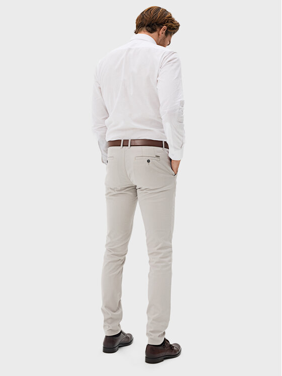 Evenemen Evenemen Chinosy Lukas Beżowy Slim Fit