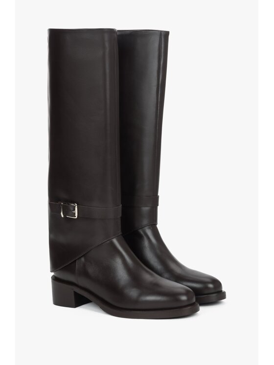 Estro Estro Μπότες ER00118917 Καφέ