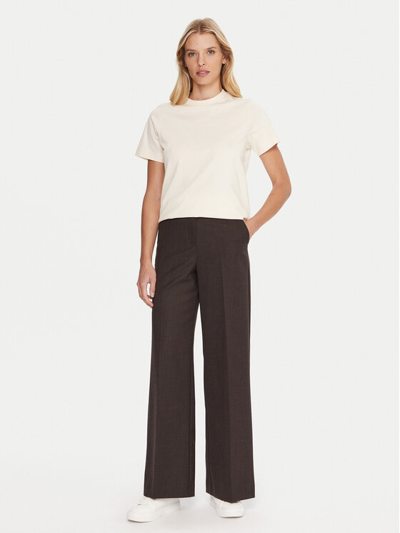 Lacoste Lacoste Tričko TF0355 Béžová Regular Fit