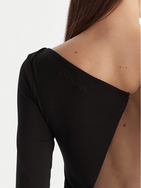 Patrizia Pepe Patrizia Pepe Body 2M4504/338-J4R0 Čierna Slim Fit