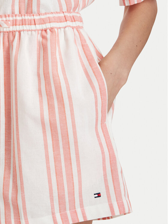 Tommy Hilfiger Tommy Hilfiger Pižama UW0UW06329 Kreminė Regular Fit