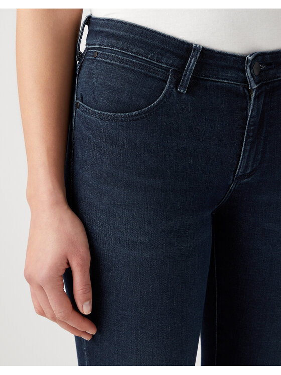 Wrangler Wrangler Jeansy SKINNY Szary Skinny Fit
