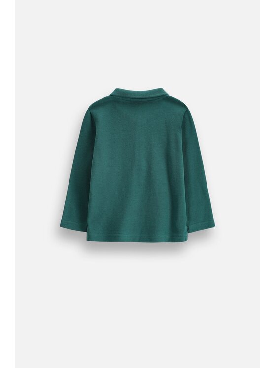 Coccodrillo Coccodrillo Longsleeve ZC6143502EBB-011 Zielony Regular Fit
