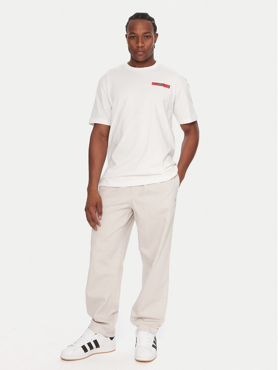 adidas adidas Majica Graphic JX3094 Bela Regular Fit