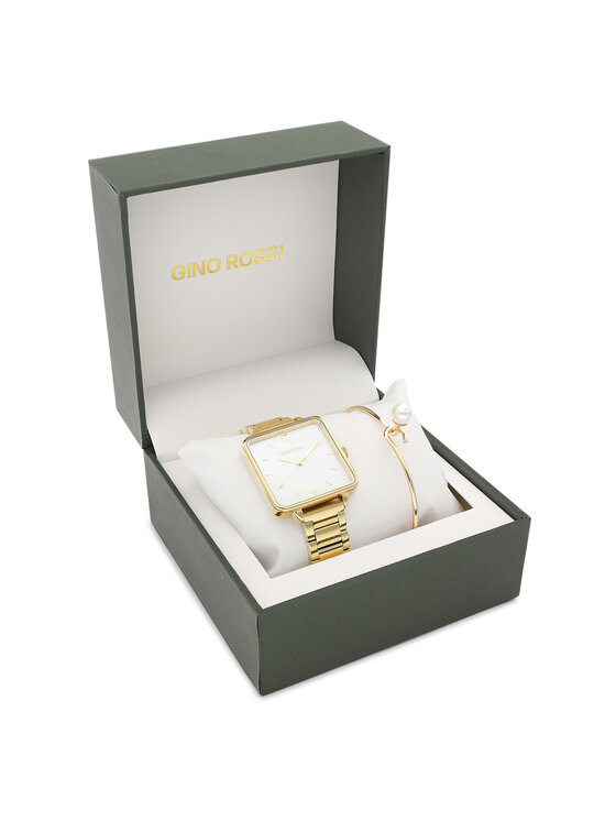 GINO ROSSI Gino Rossi Laikrodis GR GIFT SET 02W Auksinė