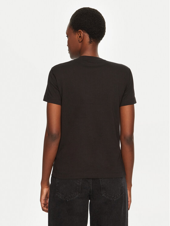Calvin Klein Jeans Calvin Klein Jeans Póló J20J224983 Fekete Regular Fit