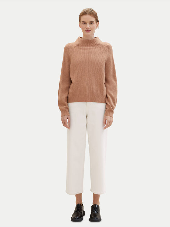 Tom Tailor Tom Tailor Jeans hlače 1040811 Écru Relaxed Fit